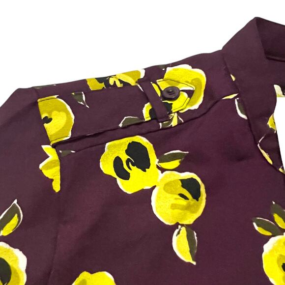 Calvin Klein MEDIUM Printed Roll Tab Sleeve Blouse - Stitch Fix Button Up Top - Picture 14 of 15